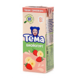 Биойогурт Тема пит.2,8%  210г банан-земляника