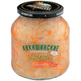 Капуста "Лукашинская" квашенная По-домашнему с морковью 670г Капуста "Лукашинская" квашенная По-домашнему с морковью 670г