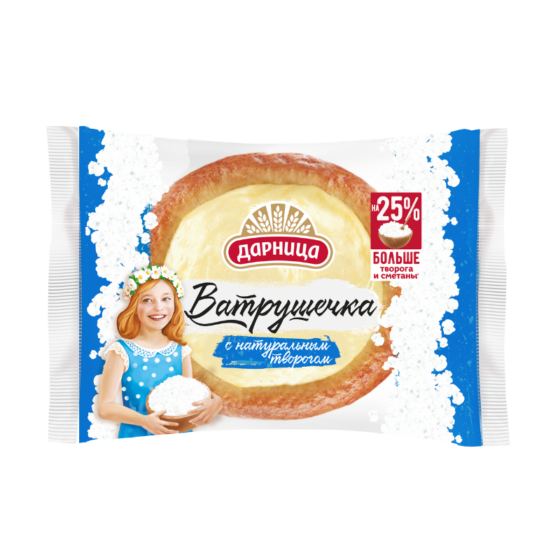 Ватрушечка с творогом 100г Дарница