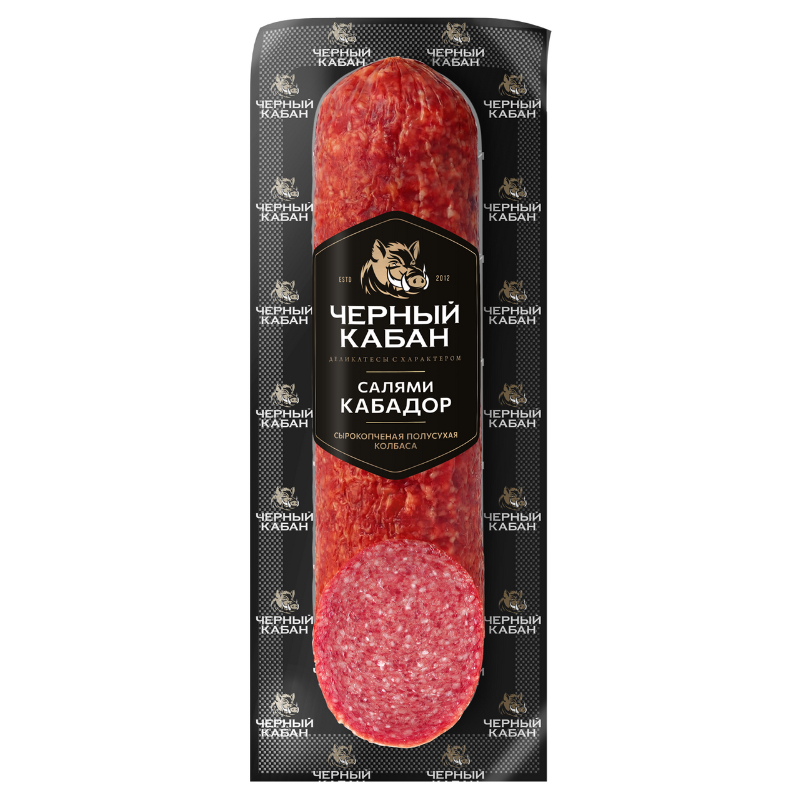 Колбаса Салями Кабадор с/к п/с 210г Черный кабан