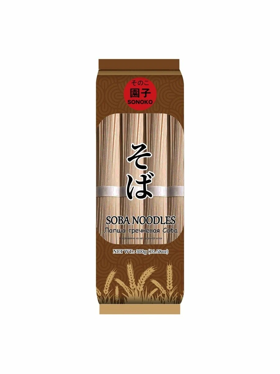 Лапша гречневая соба 300г SONOKO 