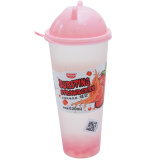 Напиток б/а Хэ лейи с шариками со вкусом клубники 620мл 