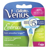 Кассеты сменные Gillette Venus Embrace д/бритья 4шт Кассеты сменные Gillette Venus Embrace д/бритья 4шт