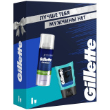 Гель п/бритья Gillette Sensetive 75мл+Пена д/бритья Classic 50мл  Гель п/бритья Gillette Sensetive 75мл+Пена д/бритья Classic 50мл