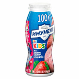 Кисломол.нап+сок Имунеле FOR KIDS 1.5% клубничное мороженое 100 г 