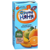 Сок Фрутоняня Мультифруктовый 0,2л ДП д/детей раннего возраста 