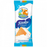 Мороженое пломбир ванильный в вафлях 70г