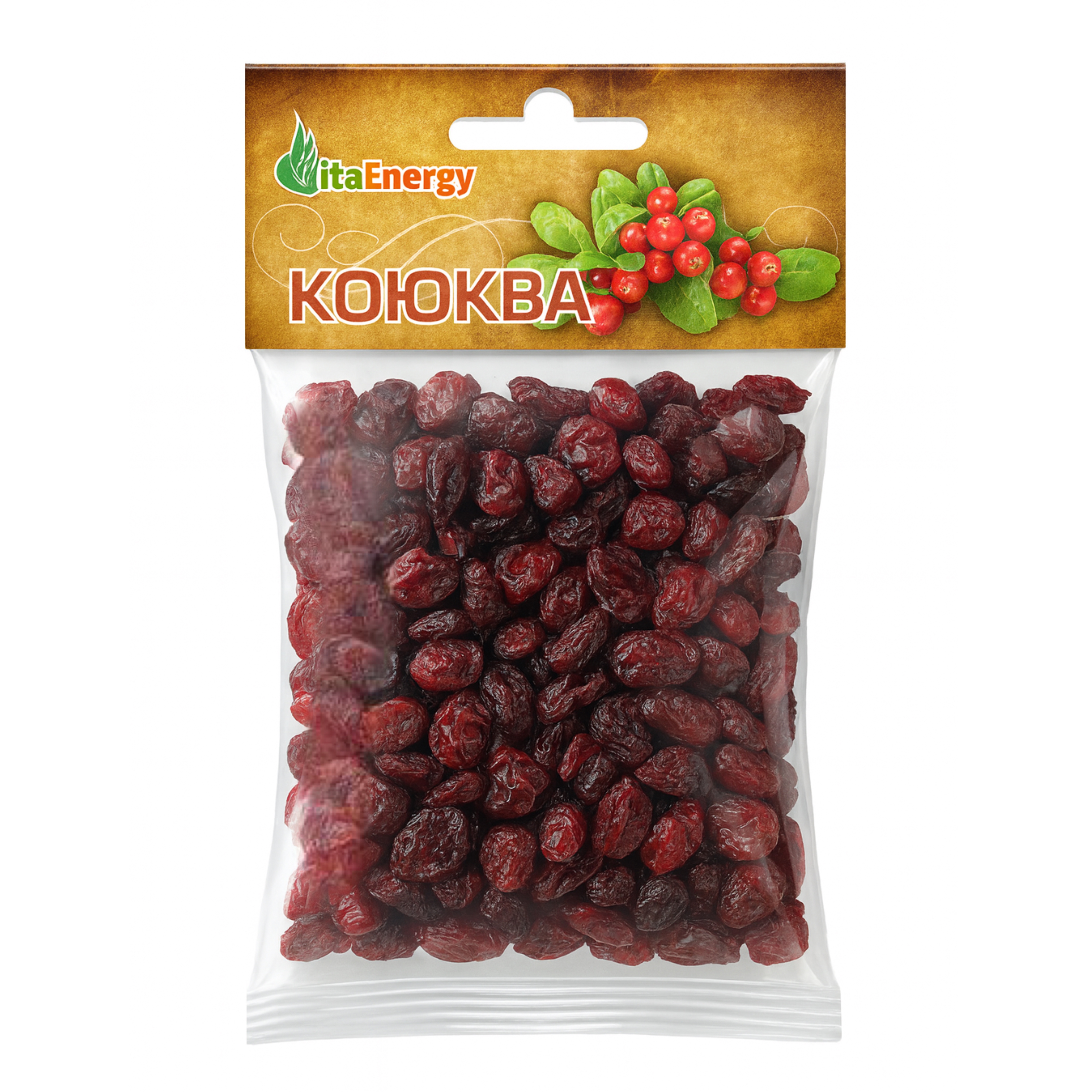 Клюква сушеная 90г Vita Energy  