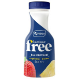 Йогурт Viola FREE безлактозный пит.1,1% 270г клубника/ананас