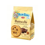 Печенье Mulino Bianco Байокки с какао/орех. кремом сахарное 260 г