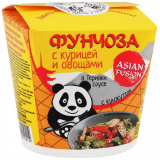 Фунчеза с курицей и овощами в соусе Терияки с кунж.68г Asian Fusion 