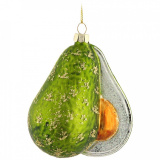 Украшение Авокадо (стекло) 8х5,5х10см	 GLT501