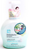 Гель-пена д/душа с экстрактом листьев Момо LION Shokubutsu 450мл