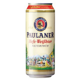 Пиво Пауланер Вайсбир св.н/фильтр.пастер.пшеничное 5,5% 0,5л ж/б