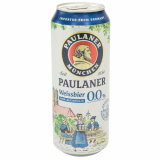 Пиво Пауланер Вайсбир св.н/фильтр.пастер.Б/А 0,5% 0,5л ж/б 