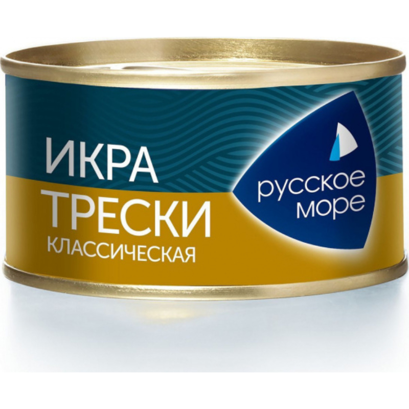 Икра трески деликатесная Люкс Классическая 130г ж/б