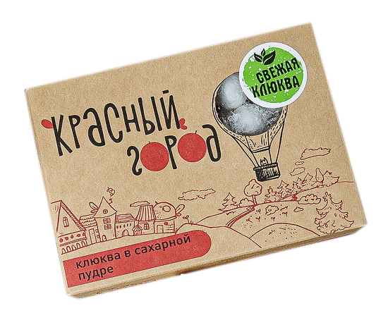 Драже Клюква в сах.пудре 150г Красный город 