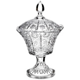 Конфетница на ножке MUZA CRYSTAL 17*17*29см  695-018