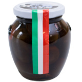 Оливки с/к гигантские черные 290г Cezoni