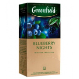 Чай Greenfield Блюберри найтс(черника) черн.25*1,5г 