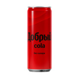 Напиток Добрый cola б/сахара 0,33л ж/б