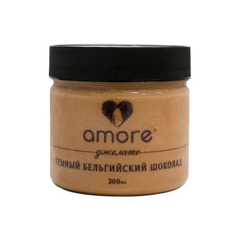 Мороженое Amore Джелато Темный бельгийский шоколад 300мл Т