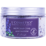 Соль морская Мертвого моря д/ванн Лаванда  300г L Cosmetics  Соль морская Мертвого моря д/ванн Лаванда  300г L Cosmetics