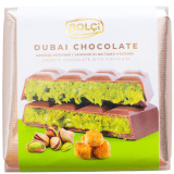 Шоколад Bolci молочный Dubai Chocolate с фисташкой и кадаифом 100г 