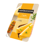 Сыр Гауда 45% 125г нарезка Сыробогатов