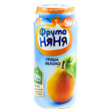 Пюре Фрутоняня 250г груша/яблоко ДП 