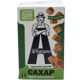 Сахар тростниковый коричневый кусковой 500г Segreti d Artigiano