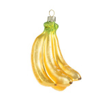 Украшение Гроздь бананов 5,5*4*10,5см (стекло) GLT533