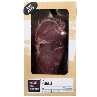 Стейк Рибай 250г из толстого края сухой выдержки  Митскаут 