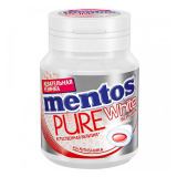 Жев.резинка Ментос Pure White  54г Клубника