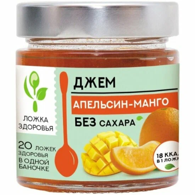 Джем Апельсин-Манго б/с 200г Ложка здоровья