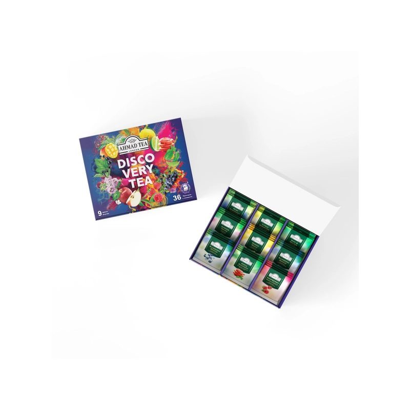 Чай Ахмад ассорти Чайное открытие 9 вкусов 36пак 58,7г 