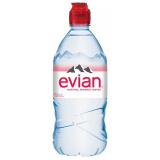 Вода  мин. Эвиан 0,75л н/газ пл/б