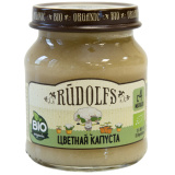 Пюре Rudolfs органическое овощное Цветная капуста гомогееизированное 120г ДП