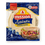 Лепешки Тортильи пшеничные Оригинальные 250г 6шт.  Mission