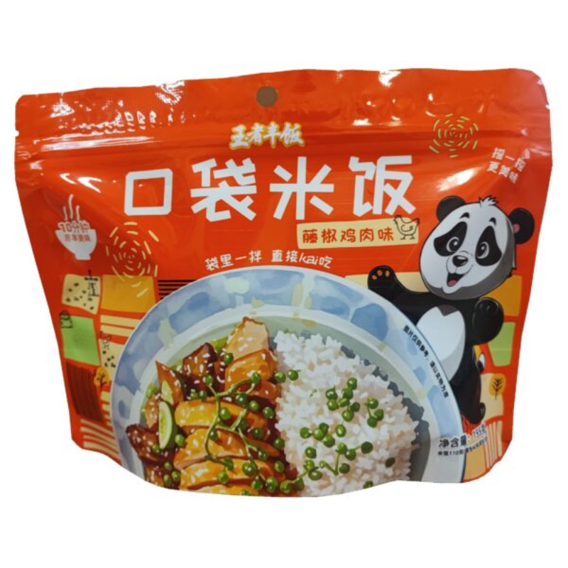 Рис б/п со вкусом курицы с перцем 155г Коуда Мифань