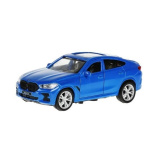 Игрушка машина BMW X6 син.,откр.двери,инерц.