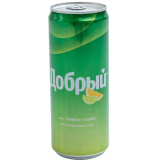 Напиток Добрый лимон-лайм 0,33л ж/б