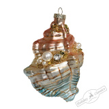 Украшение Ракушка Тритон "Острова Океании" (стекло) 7,5х7,5х12 см 243039