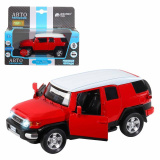 Игрушка Машина Toyota FJ Cruiser красный,откр.двери,инерц. металлическая