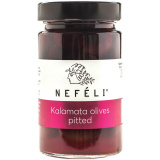 Оливки Каламата б/косточки Nefeli 0,295кг  300мл ст/б 