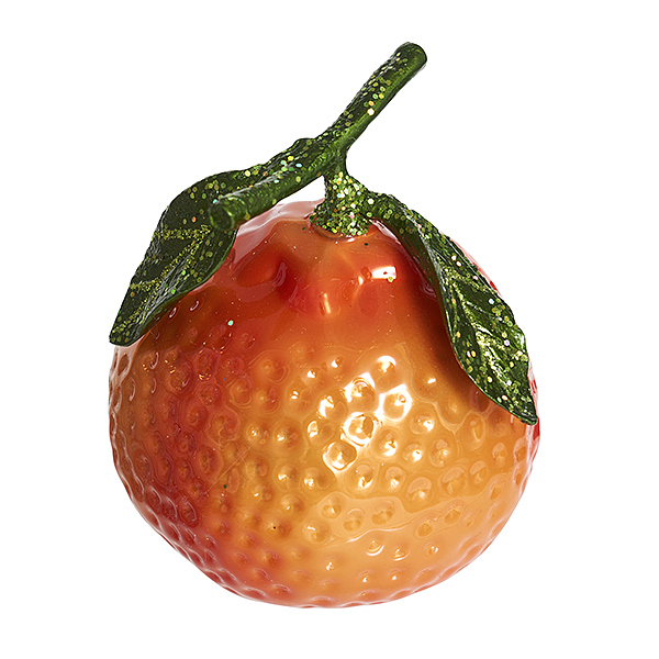 Украшение Мандарин (стекло) 7х7х8,5 см GLT1231