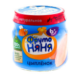 Пюре Фрутоняня цыпленок  80г ДП  Пюре Фрутоняня цыпленок  80г ДП
