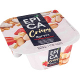 Йогурт Epika Криспи клубника/кокос/печенье/миндаль/белый шоколад 7.3% 138г 