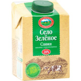 Сливки стерил.Село Зеленое 20% 500г  Сливки стерил.Село Зеленое 20% 500г