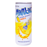 Напиток Lotte Милкис Манго газ 250мл ж/б 